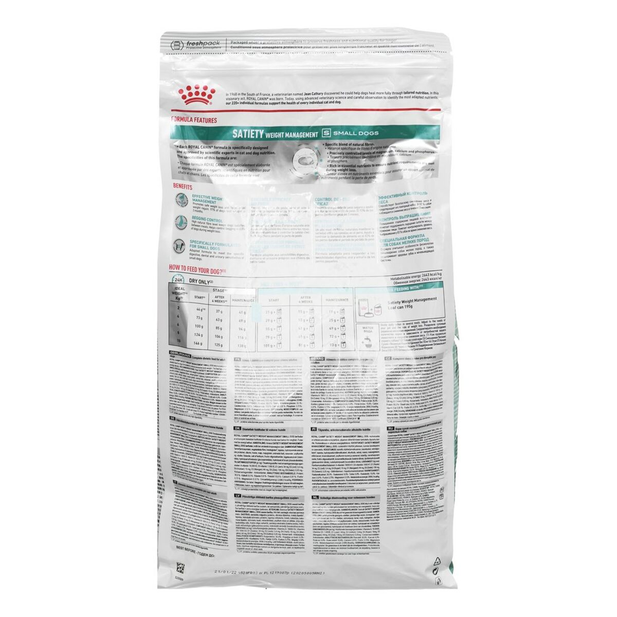 Fodder Royal Canin VD Satiety Small Adult Birds 3 Kg-1
