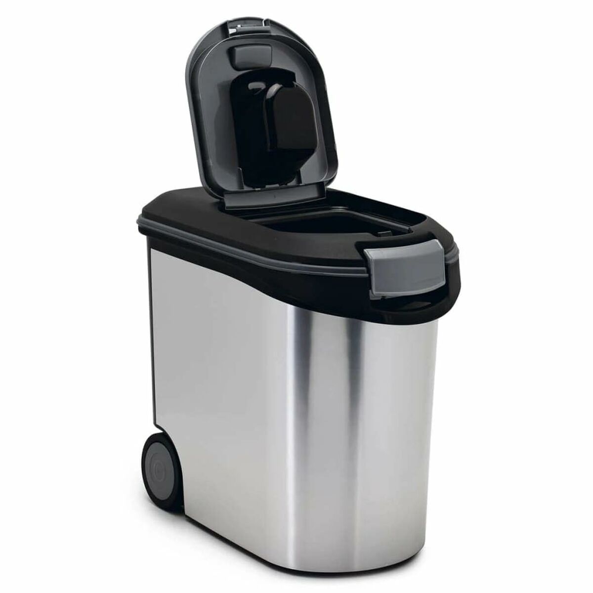 Tin of Dog Food Curver Silver polypropylene 35 L 12 kg-4