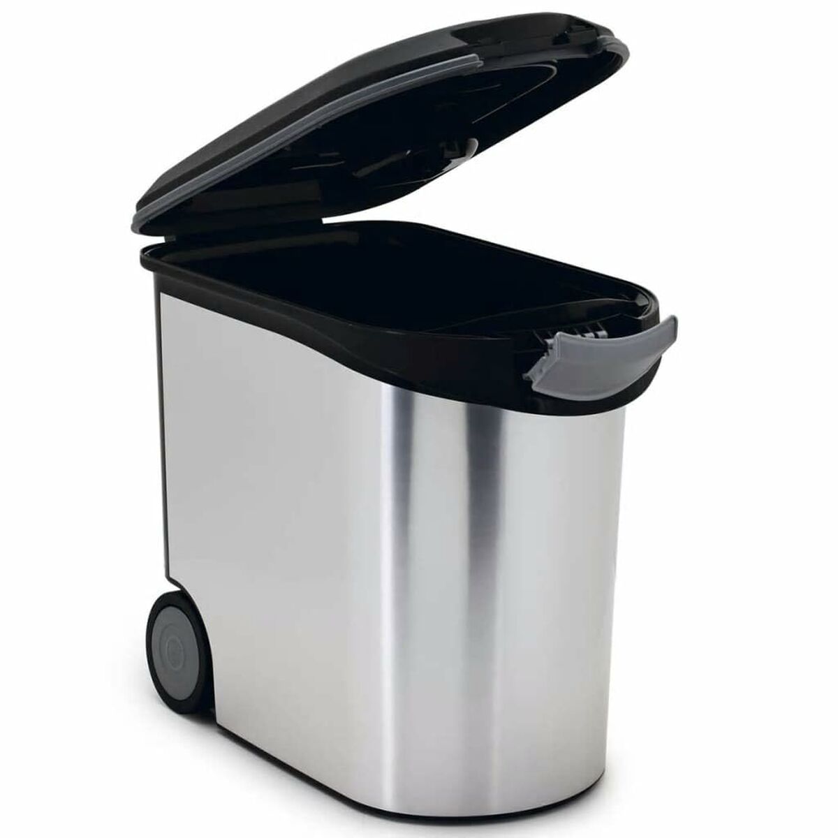 Tin of Dog Food Curver Silver polypropylene 35 L 12 kg-3