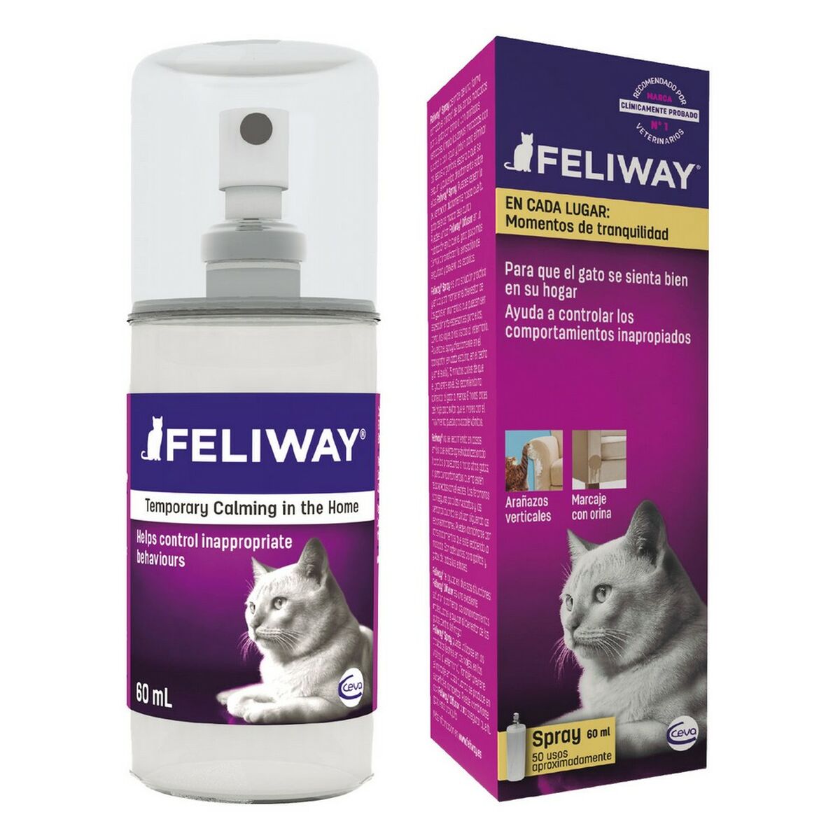 Odour eliminator Ceva Feliway Soothing Cat 60 ml-0