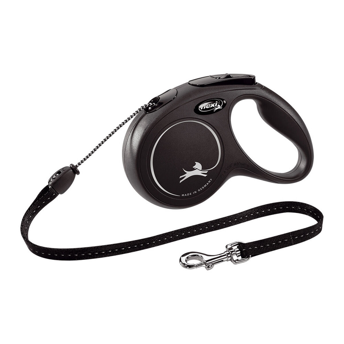 Dog Lead Flexi NEW CLASSIC Black M-0