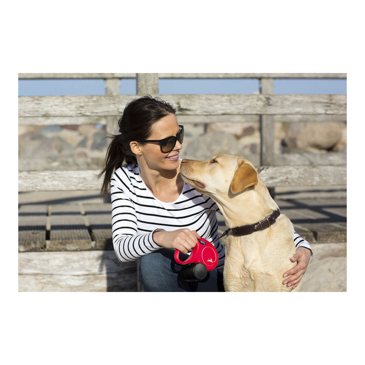 Dog Lead Flexi NEW CLASSIC Black M-1