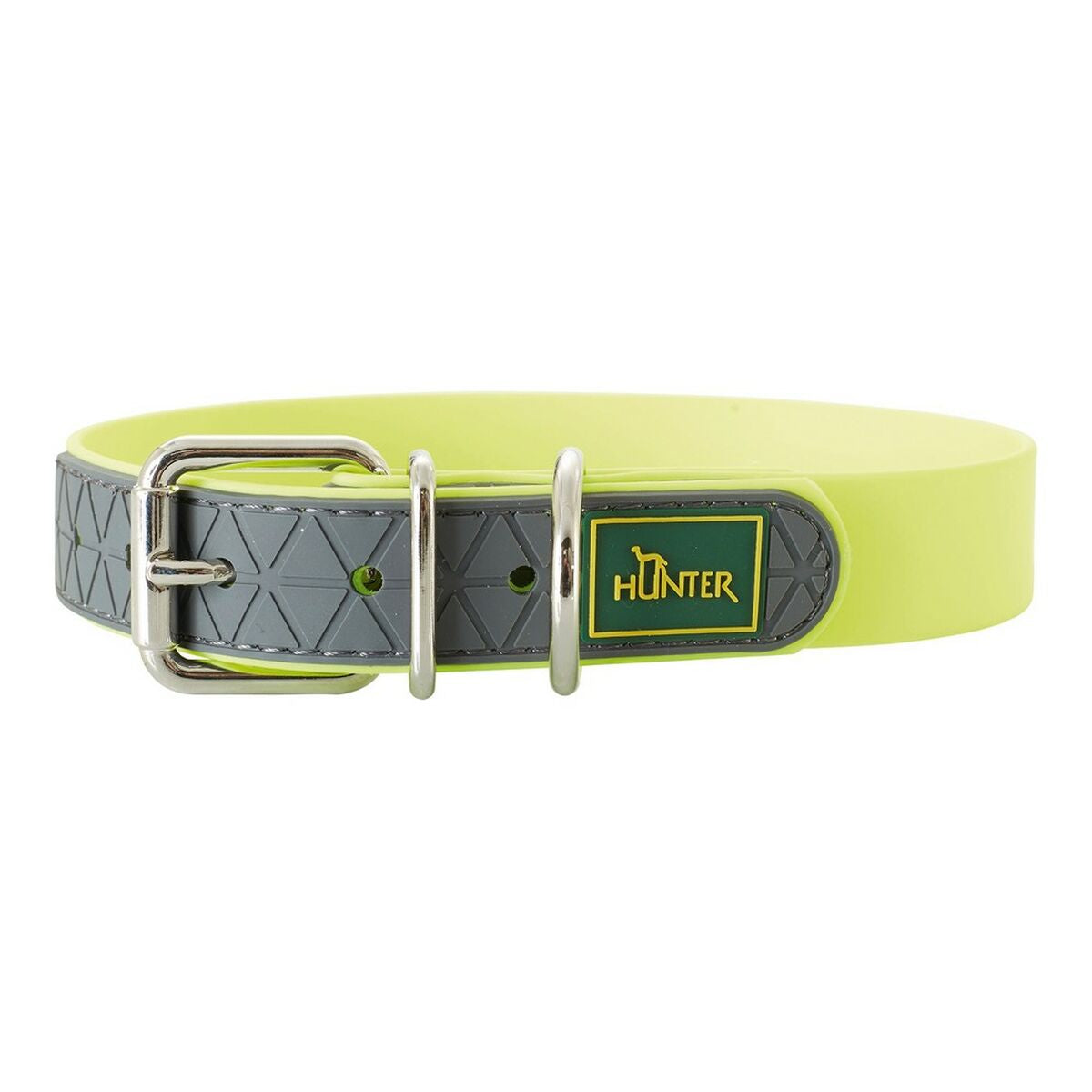 Dog collar Hunter Convenience Yellow (42-50 cm)-0