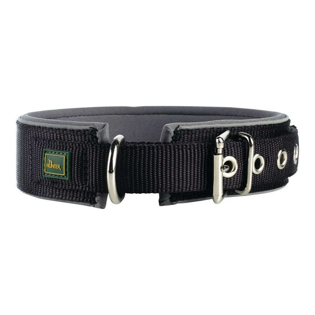 Dog collar Hunter Neoprene Reflect Black (54-61 cm)-0