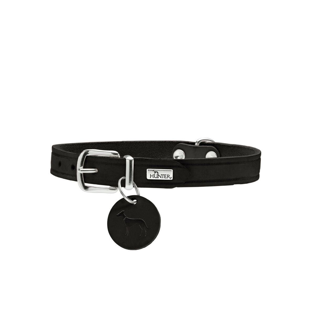 Dog collar Hunter Aalborg Black XS 24-29 cm-0