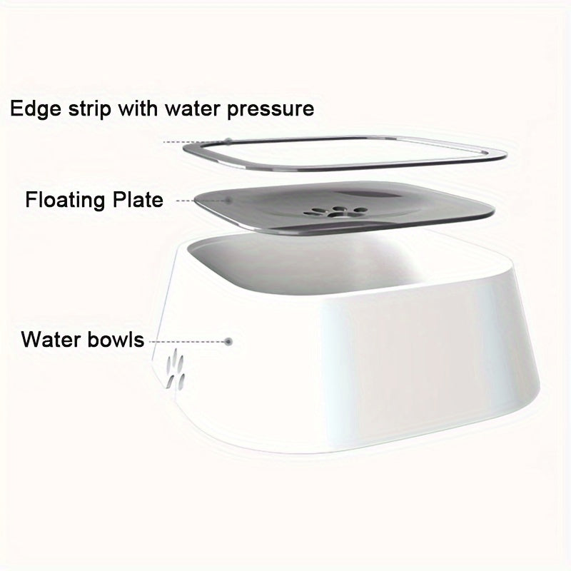 Non-Spill Anti-Splash Pet Water Bowl for Dogs-1
