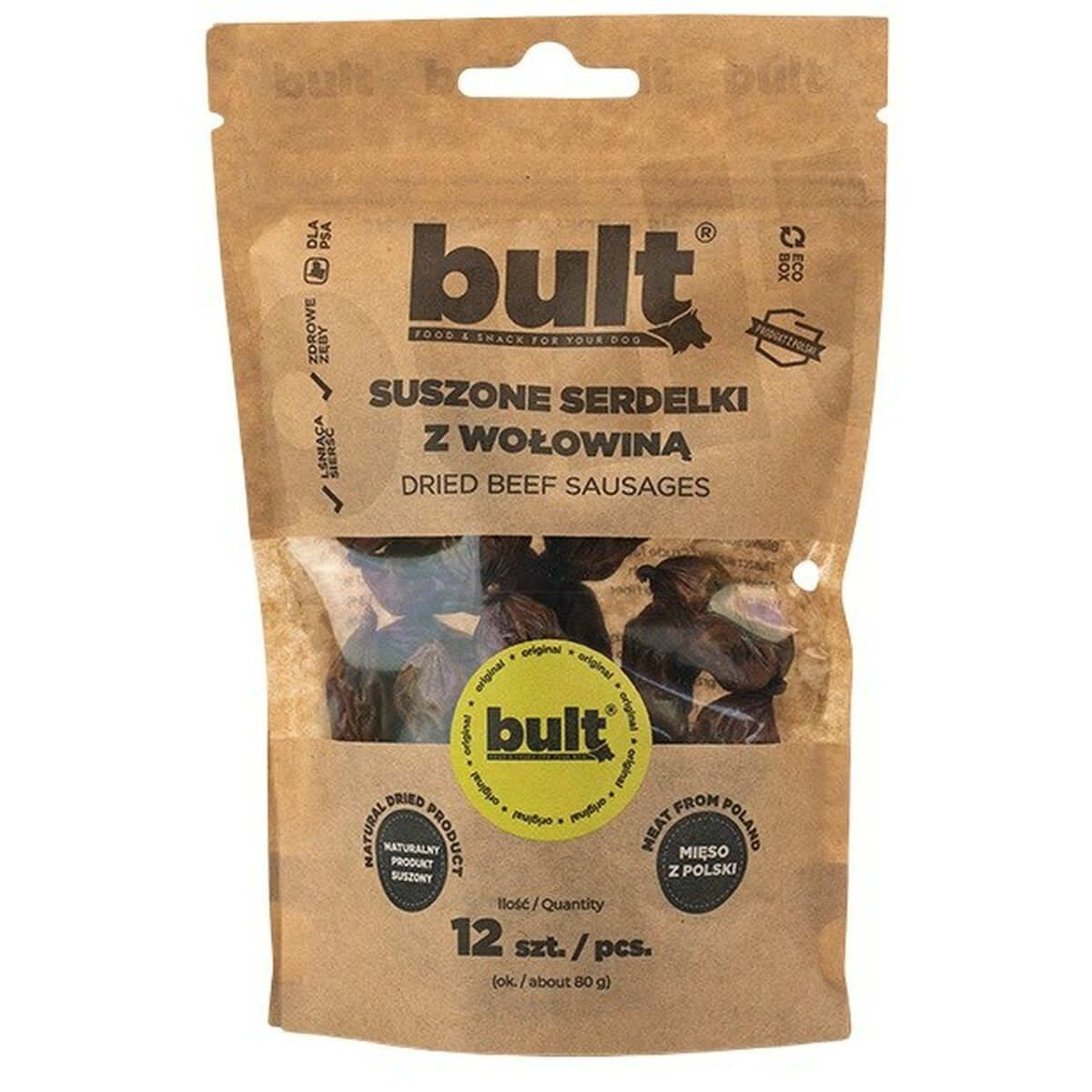 Dog Snack Bult Beef 80 g-0