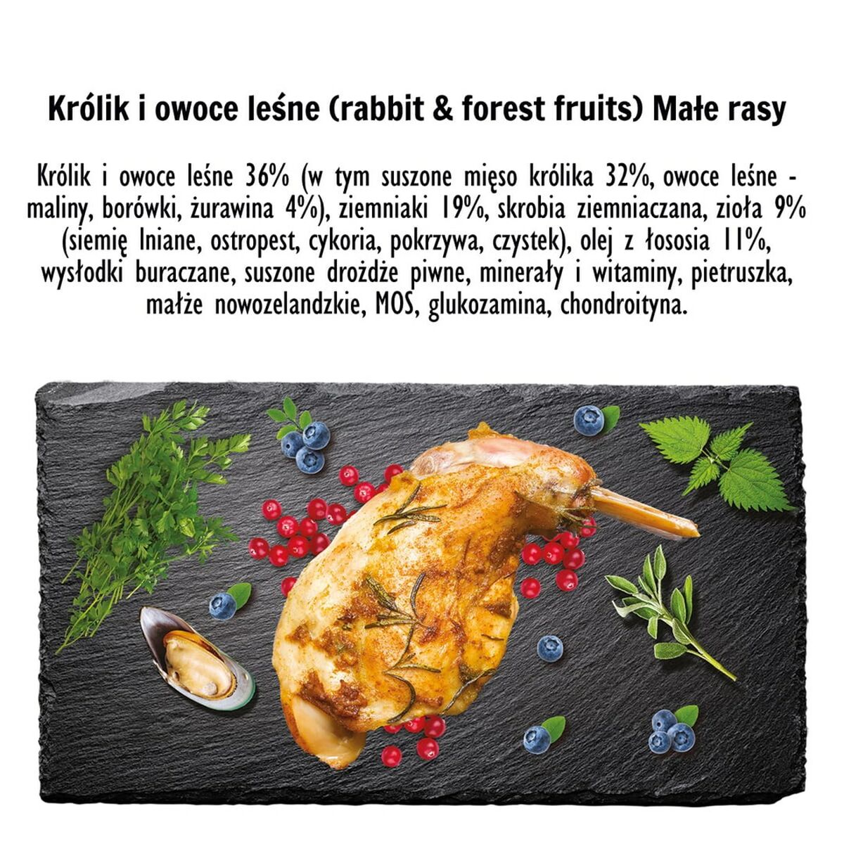 Fodder Paka Zwierzaka Rabbit with forest fruits S Rabbit 9 kg-2