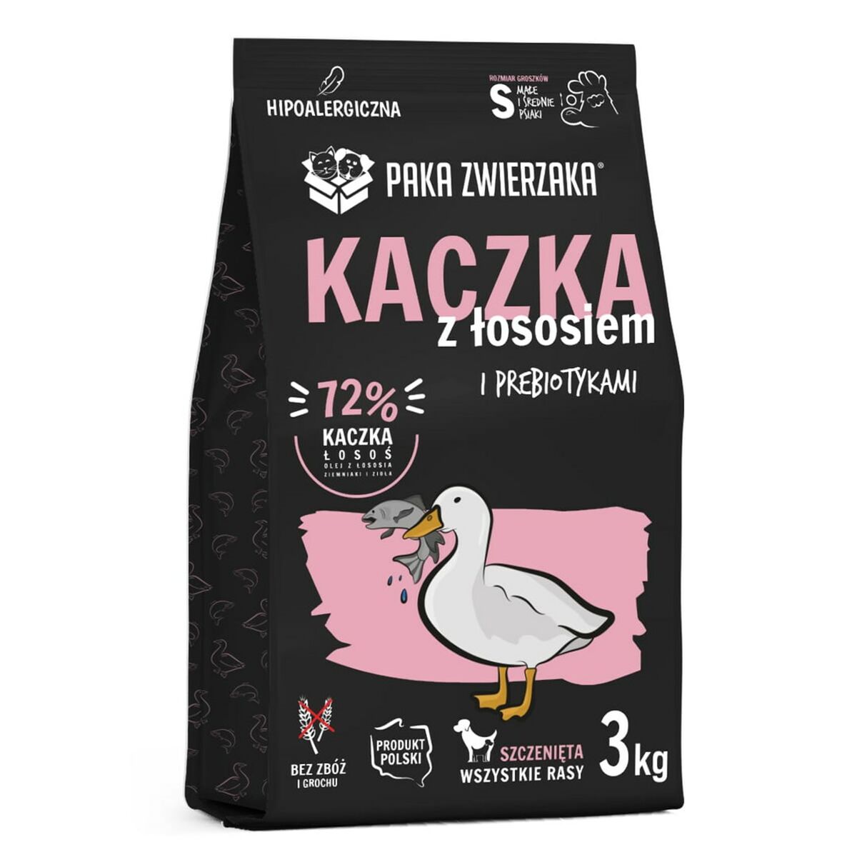 Fodder Paka Zwierzaka Puppy Duck Duck 3 Kg-0