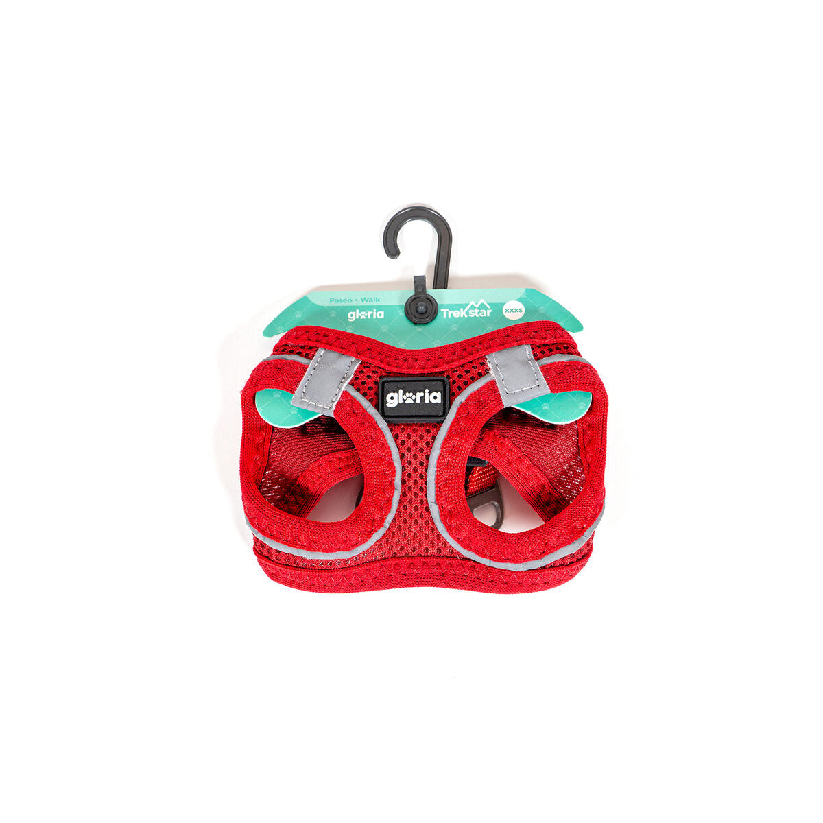 Dog Harness Gloria Trek Star 29,4-32,6 cm 41,4-43 cm Red S-0