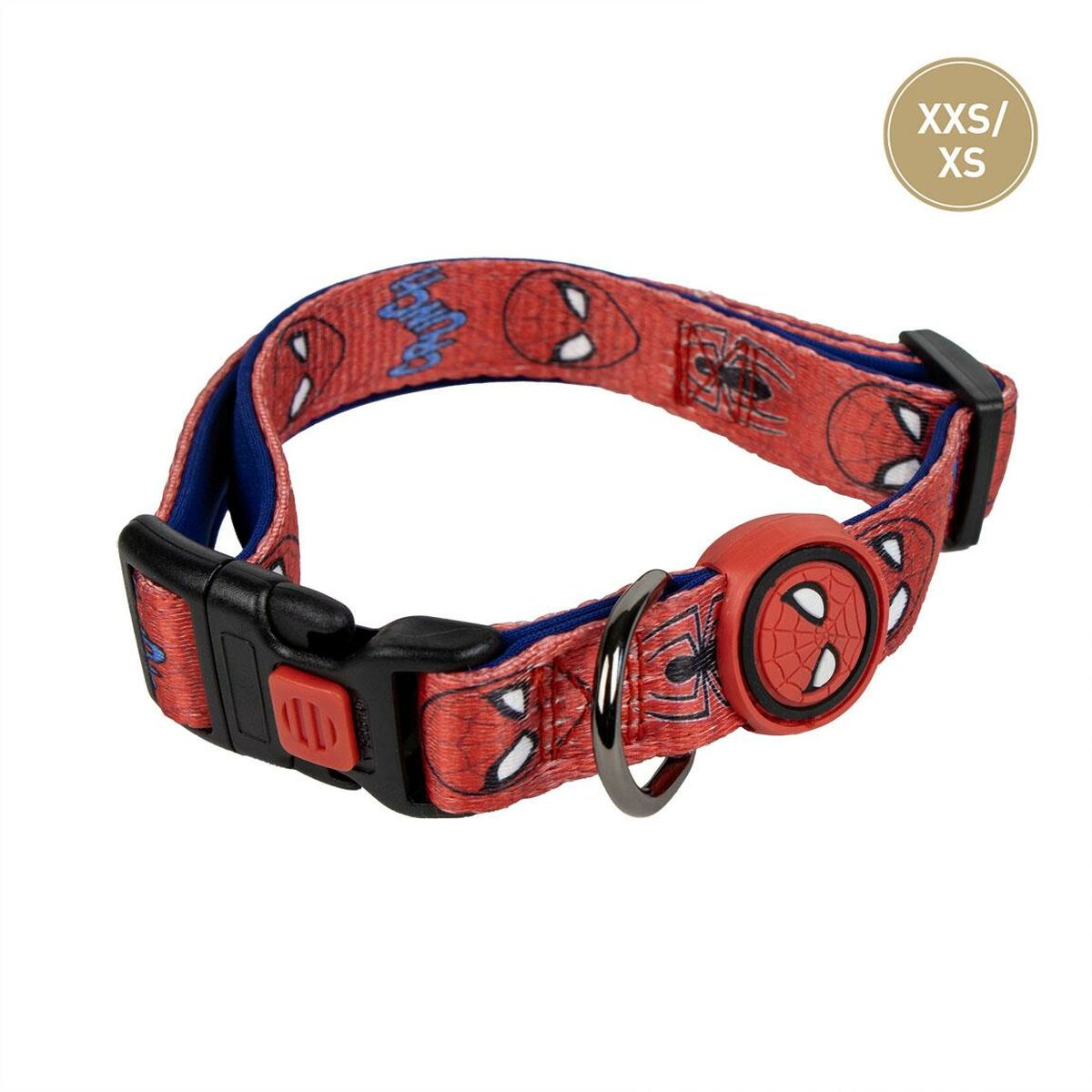 Dog collar Spider-Man Red XXS/XS-0